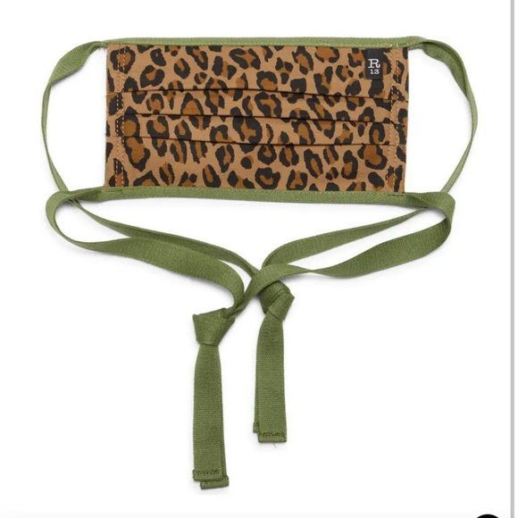 R13 Leopard Face Mask - Picture 1 of 5